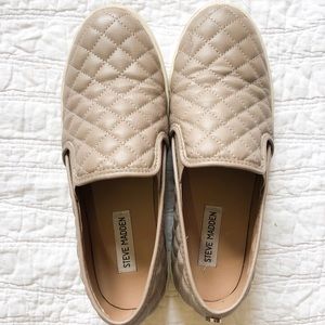 Steve Madden Quilted Slip-ons - Size 9